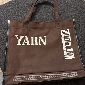 Vintage Brown Canvas Tote Bag